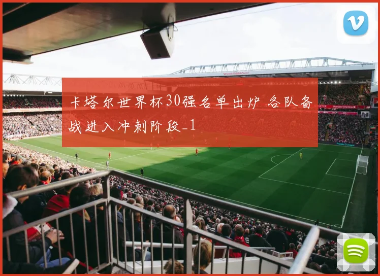 卡塔尔世界杯30强名单出炉 各队备战进入冲刺阶段_1